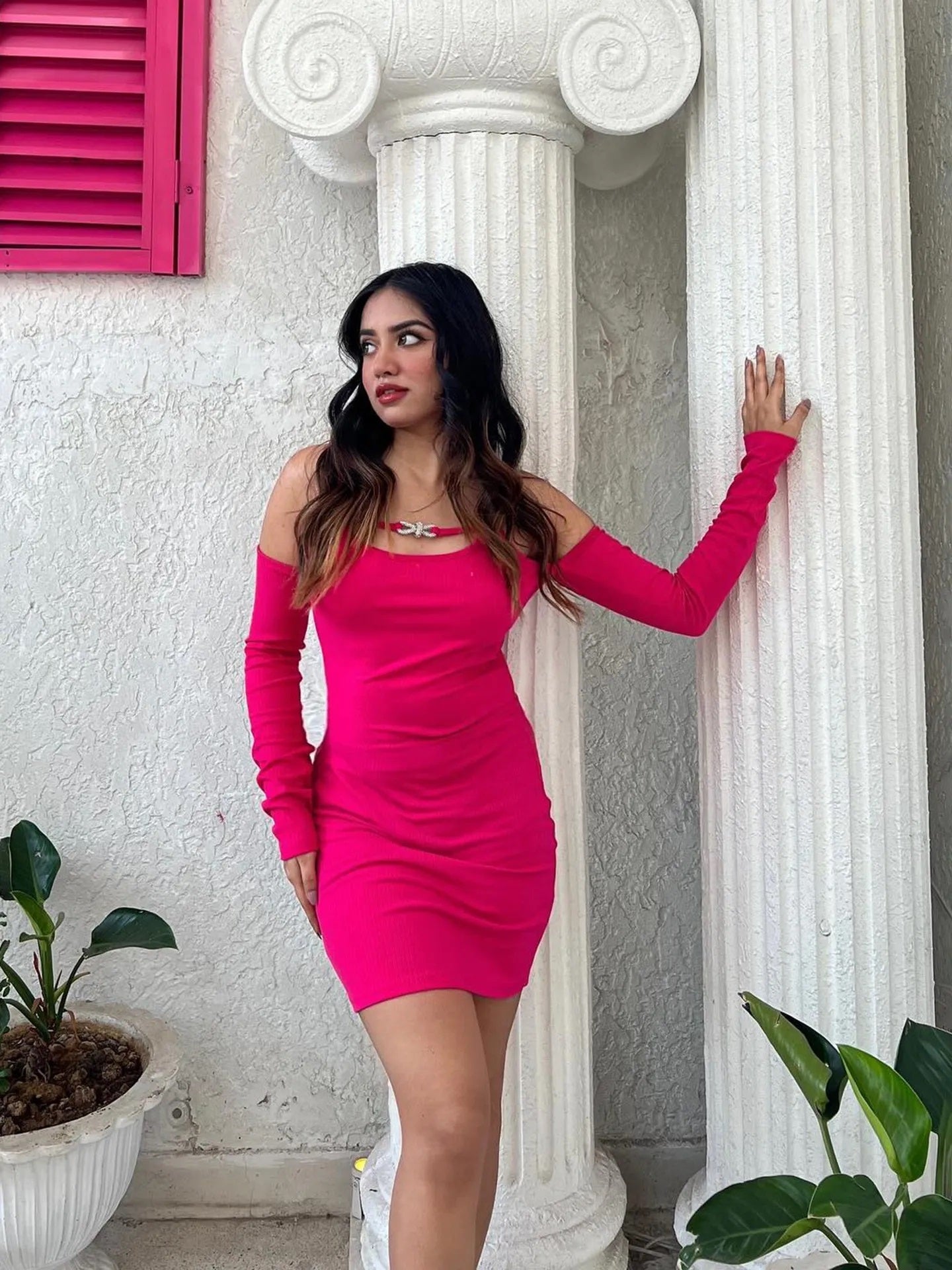 Pink Bodycon Dress